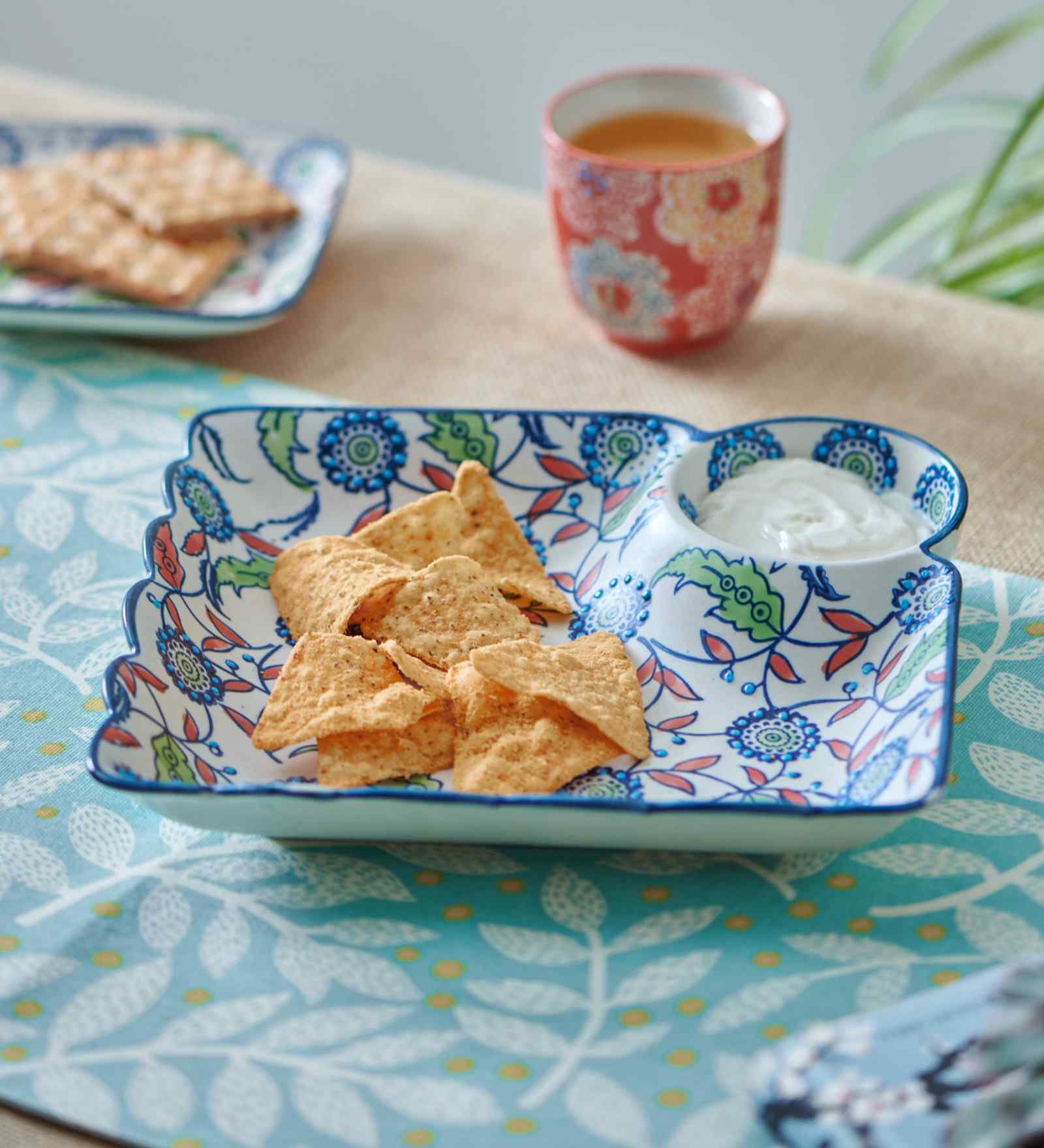 Jaipur Backyard Chips & Dip Platter