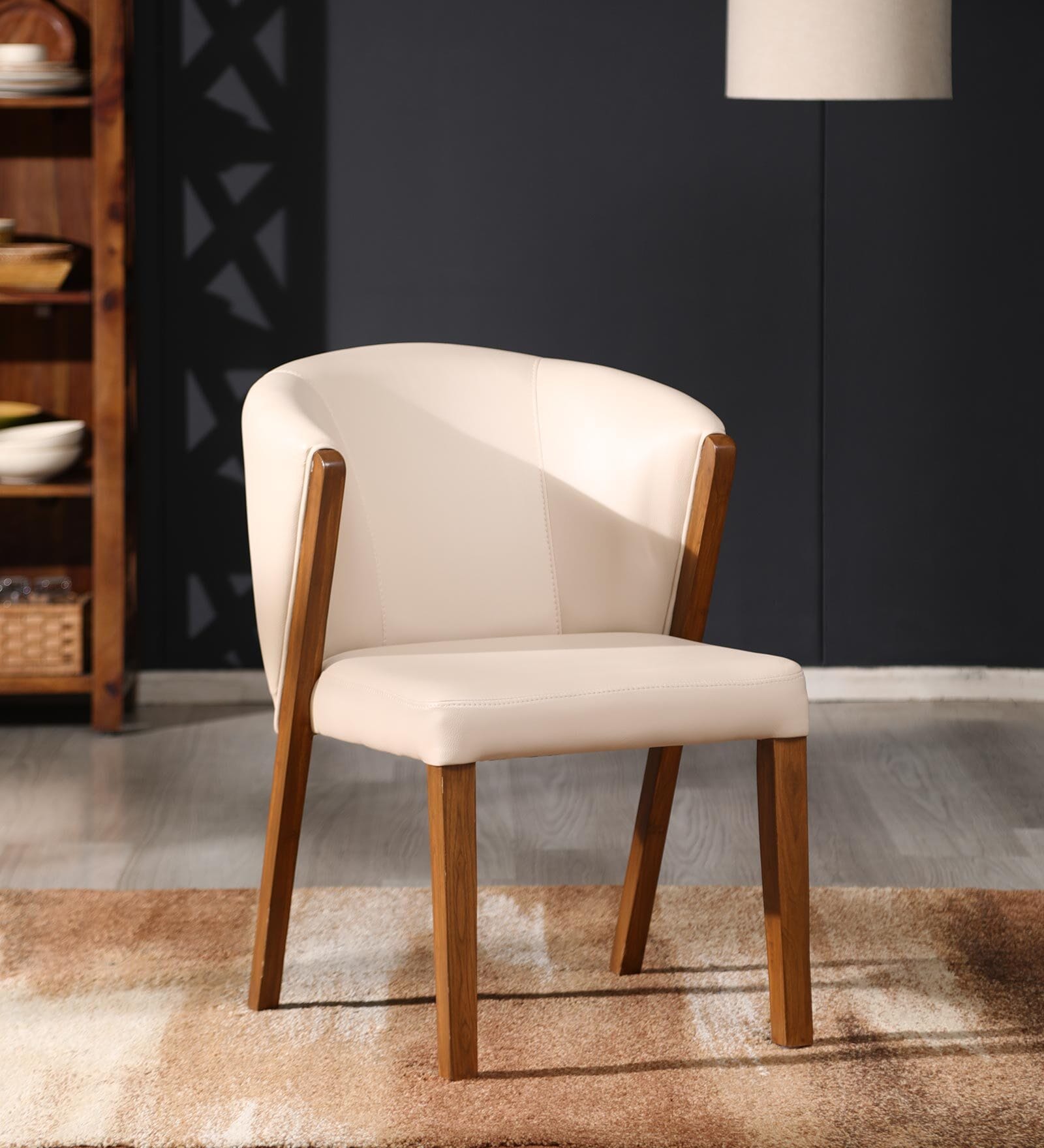 Buy Jamaica Dining Chair in Cream Colour at 11 OFF by Decorative
