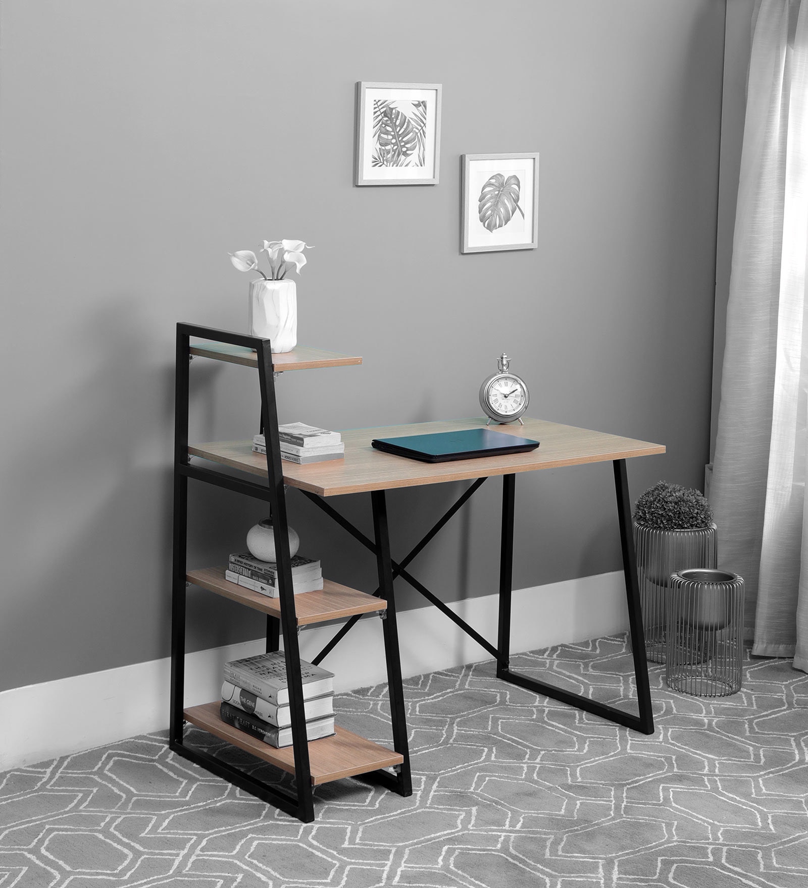 Jane Study Table in Highland Pine Finish Jane Study Table in Highland Pine Finish