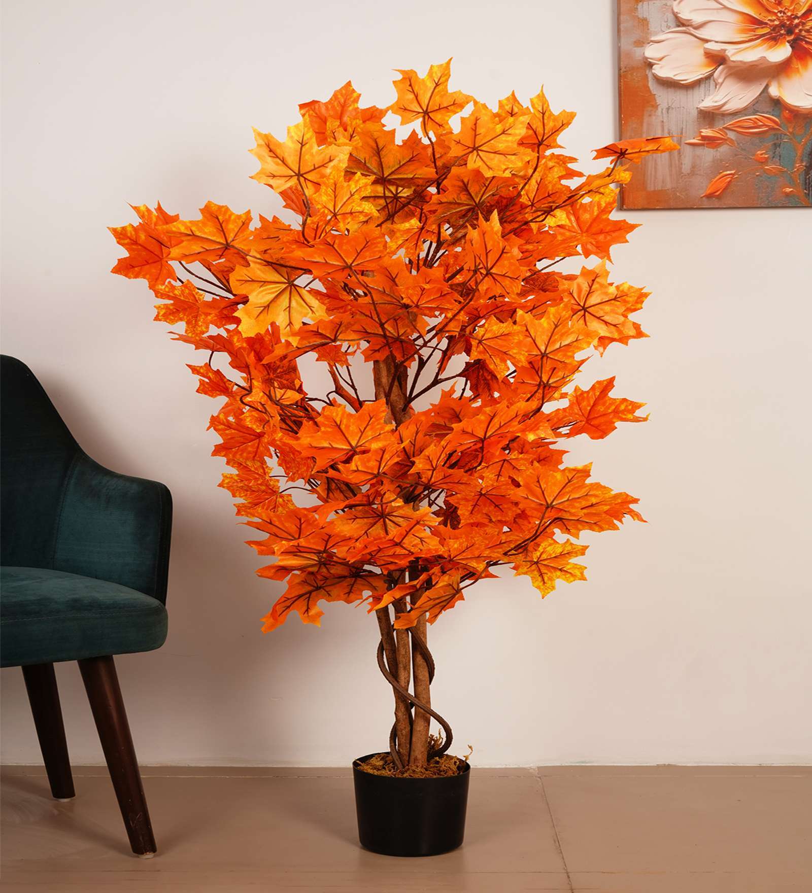 Artificial Japanese Maple Tree Plant with Pot