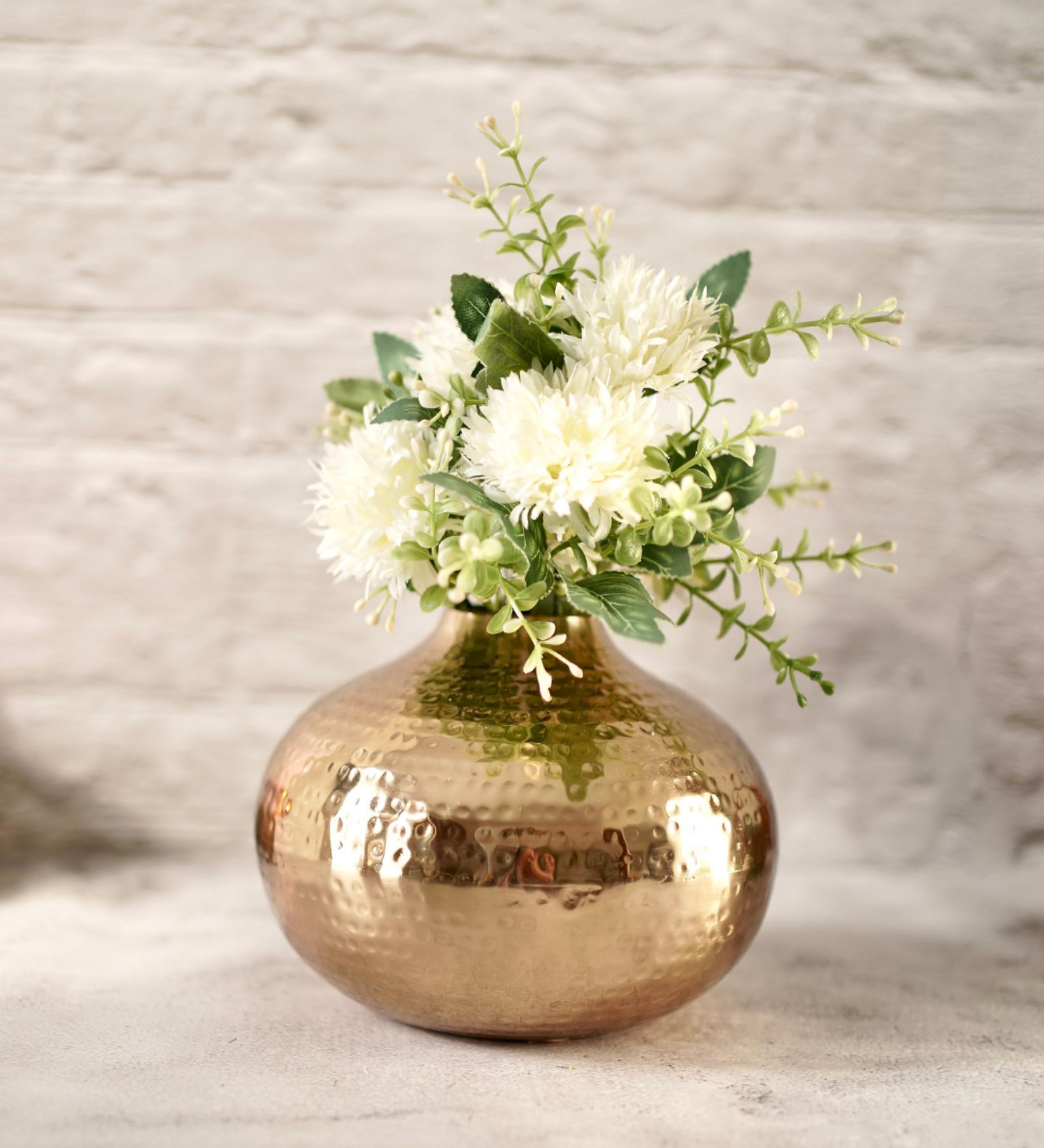 Jarvis Gold Iron Vase