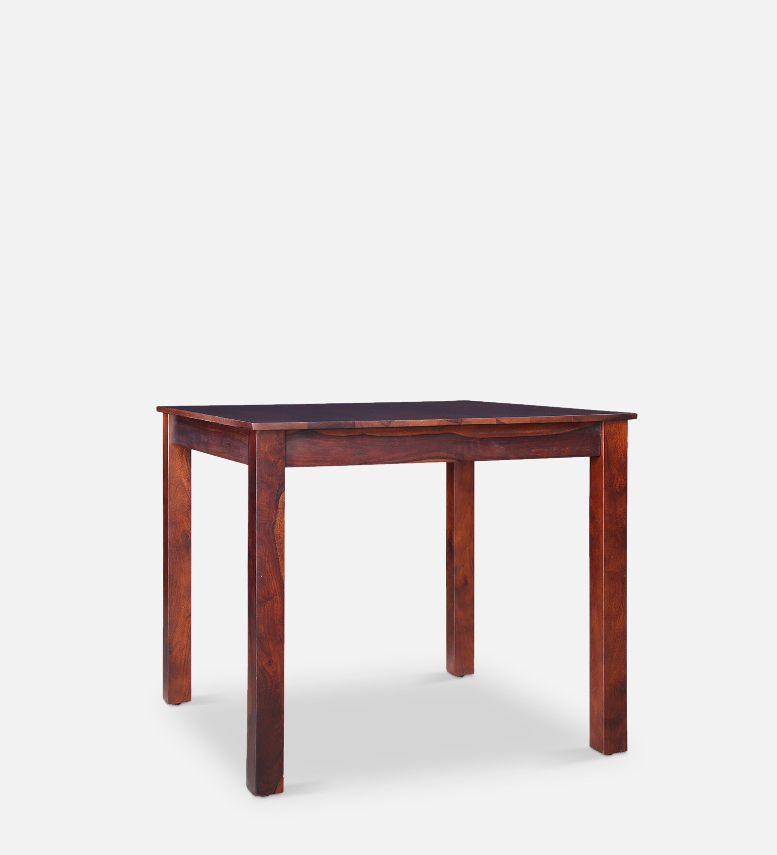 Jaxon Sheesham Wood 4 Seater Small Dining Table in Teak Finish