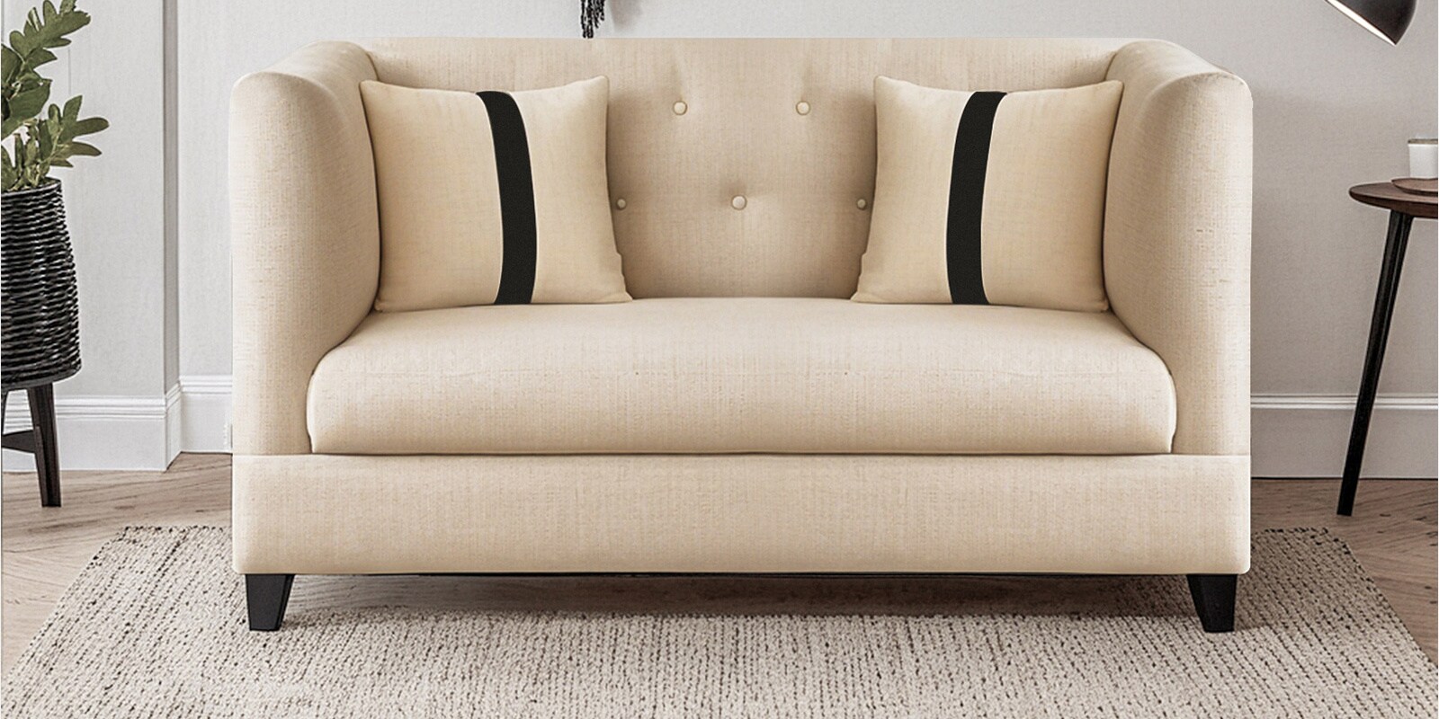 Jasper 2 Seater Sofa Creamy Cashmere Colour