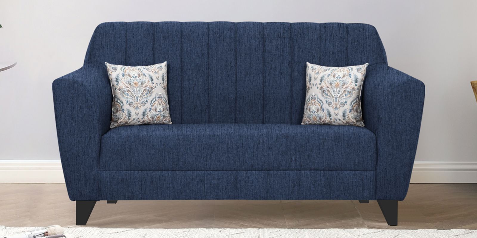 Java Fabric 2 Seater Sofa In Jeans Blue Colour