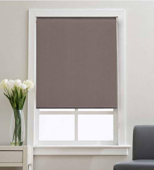 Jacquard Corded Blackout 84x38 Roller Blind