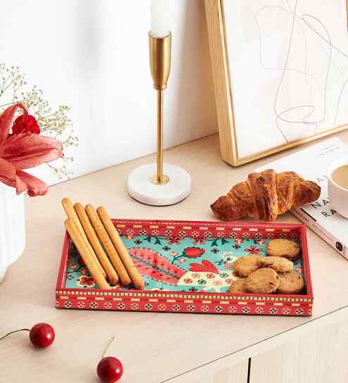 Jaipur Gardens Kasuti Tray
