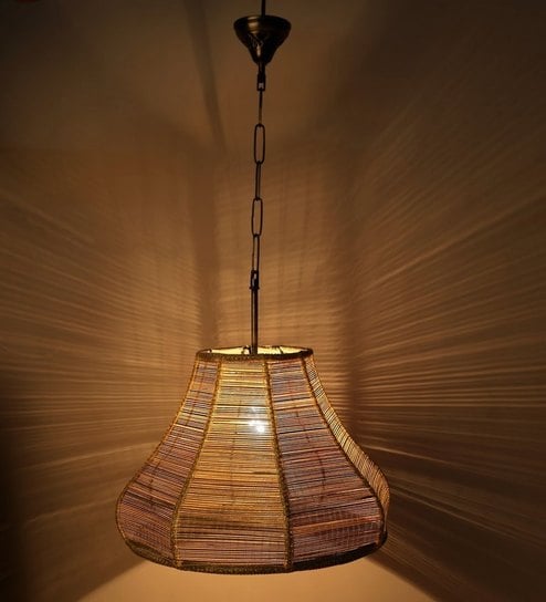 Buy Natural Bamboo Hanging Light By New Era Online Ceiling Lights