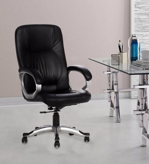 Jarro Hb Executive Chair Black Colour By Vj Interior