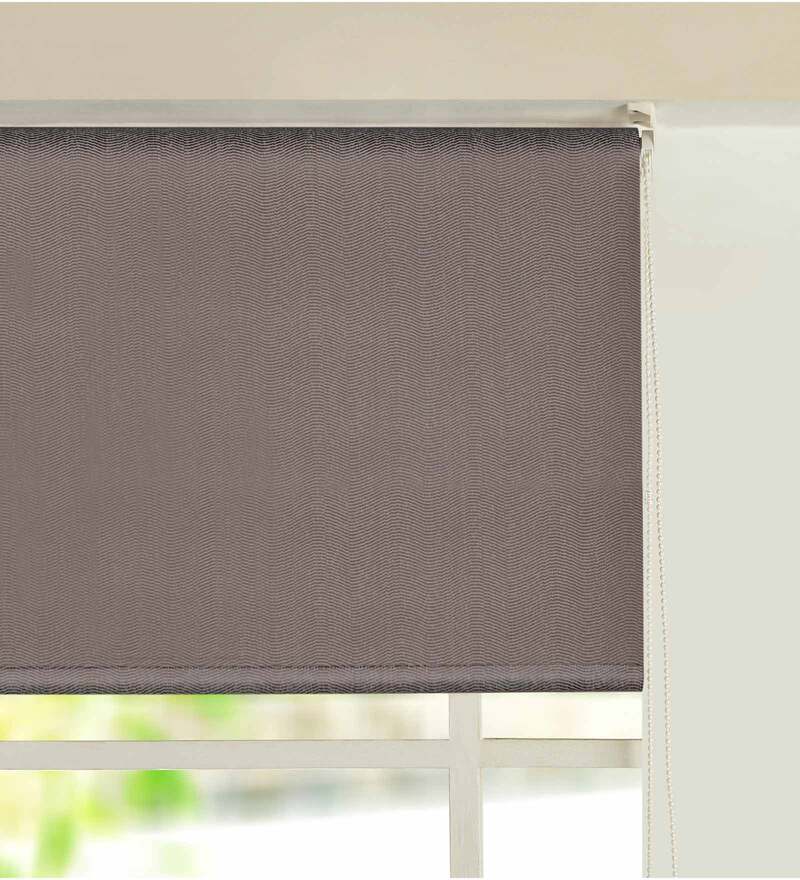 Buy Jacquard Corded Blackout 84x46 Inches Roller Blind by Deco Window