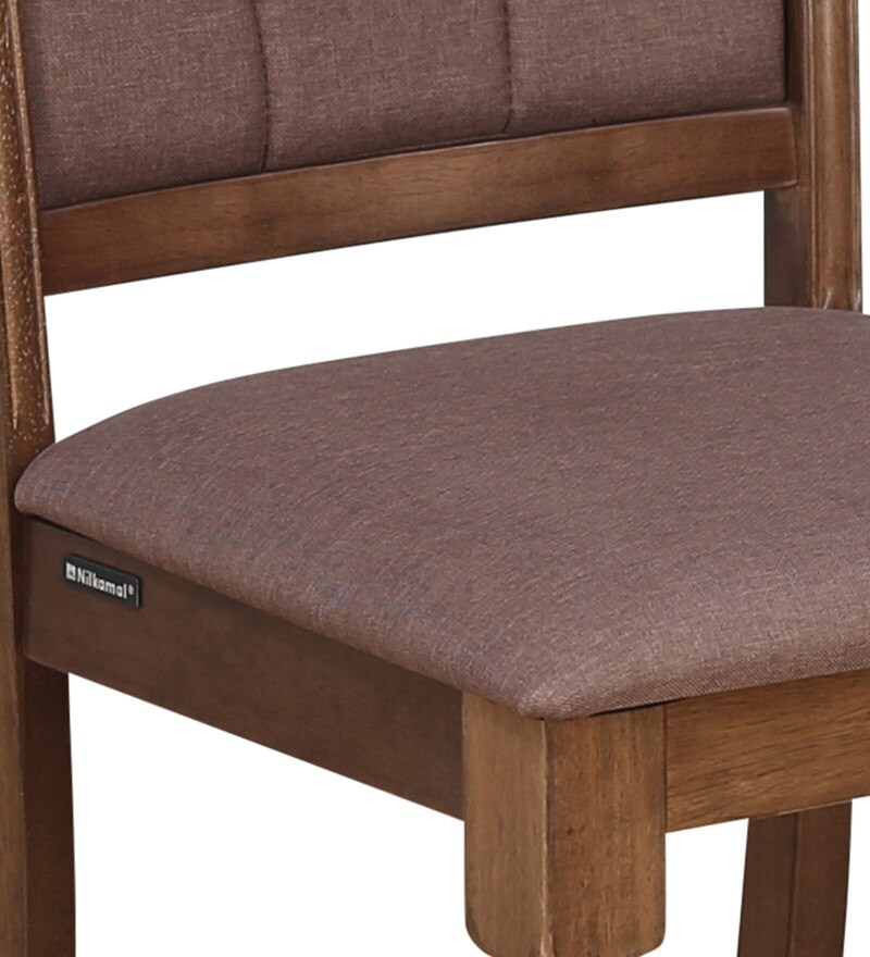 Buy Jade Dining Chair in Brown Colour By Nilkamal Online Uphlostered