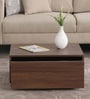 Jacinta Coffee Table In Brown Colour With Storage