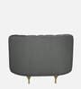 Jacinth Fabric 1 Seater Sofa In Pebble Grey Colour