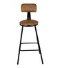 Jack Full Back Barstool in Brown Colour