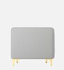 Jack Velvet 1 Seater Sofa Light Grey Colour