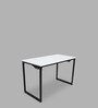 Jackie Writing Table in Glossy White Finish