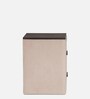 Jacklin Bed Side Table In Beige Finish