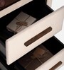 Jacklin Bed Side Table In Beige Finish