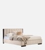 Jacklin King Bed In Beige Finish