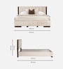 Jacklin Queen Bed In Beige Finish