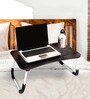 Jackson Portable Laptop Table in Marble Black Colour