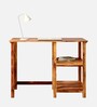 Jackson Writing Table In Natural Teak Finish