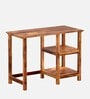 Jackson Writing Table In Natural Teak Finish
