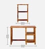 Jackson Writing Table In Natural Teak Finish