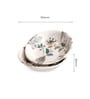 Set of 2 Jacobean Collection Porcelain Plate Set of 2
