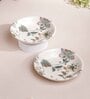 Set of 2 Jacobean Collection Porcelain Plate Set of 2