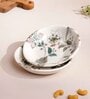 Set of 2 Jacobean Collection Porcelain Plate Set of 2