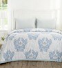 Jacquelyn Queen Size (104X90) Quilt In Blue Colour