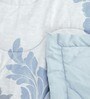 Jacquelyn Queen Size (104X90) Quilt In Blue Colour
