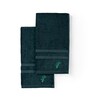 Jade Forest Bamboo and Cotton Solid 600 GSM Hand Towels Pack of 2