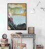 Jade Interior Multicolour Engineered Wood Framed Canvas Wall Painting