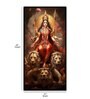 Jai Durga Maa Canvas Print  Black Frame    (24X48 Inch)