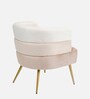 Jai Velvet Arm Chair In Gold Colour