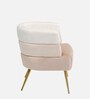 Jai Velvet Arm Chair In Gold Colour