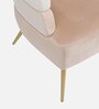 Jai Velvet Arm Chair In Gold Colour