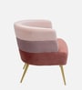 Jai Velvet Arm Chair In Multi Colour