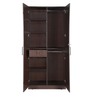 Jaipur 2 Door Wardrobe in Brown Maple Finish