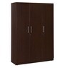 Jaipur 3 Door Wardrobe in Brown Maple Finish
