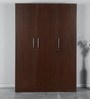 Jaipur 3 Door Wardrobe in Brown Maple Finish