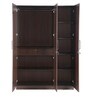 Jaipur 3 Door Wardrobe in Brown Maple Finish