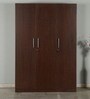Jaipur 3 Door Wardrobe in Brown Maple Finish