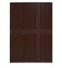Jaipur 3 Door Wardrobe in Brown Maple Finish