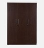 Jaipur 3 Door Wardrobe in Brown Maple Finish
