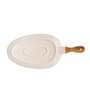 Jaipur Backyard White & Blue 15 Inch Ceramic Appetizer Platter