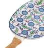 Jaipur Backyard White & Blue 15 Inch Ceramic Appetizer Platter