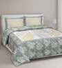 Jaipuri 100% Cotton 280TC Double Bedsheet With 2 Pillow Covers