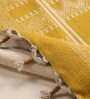 Jaipuri Handprinted Block Print Cotton 3x5 ft Rug Honey Mustard
